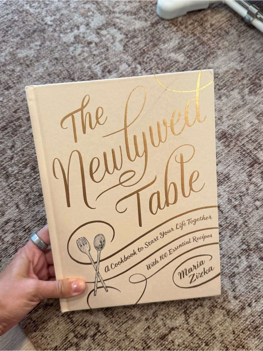 Anthropologie the Newlywed Cookbook Hardcover (Engagement, wedding gift)